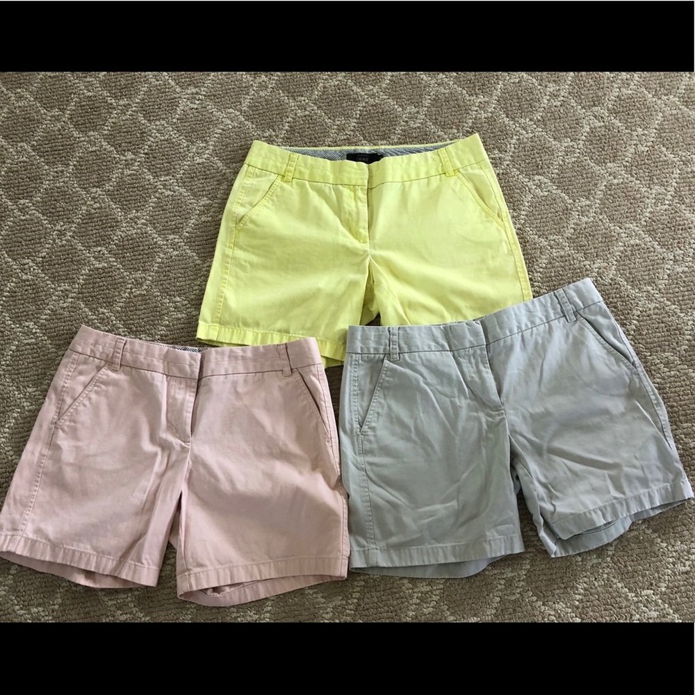 J Crew Women’s Chino Shorts (3 for $30)
